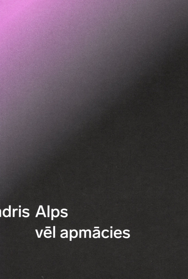Andra Alpa dzejas krājuma "Vēl apmācies" atklāšana